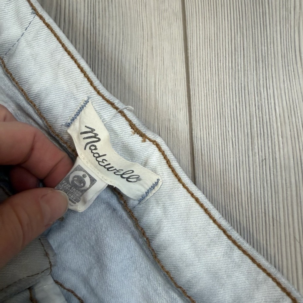 Madewell Womens Edmunds Wash Denim The Perfect Vintage Wide Leg Crop Jeans 28 - Picture 5 of 12